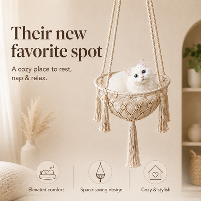 SkyNest – Hanging Cat Bed