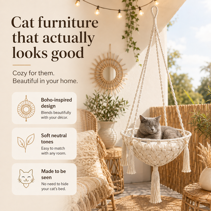 SkyNest – Hanging Cat Bed
